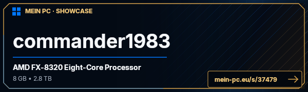 PC-Showcase commander1983 von commander1983 auf MEIN PC