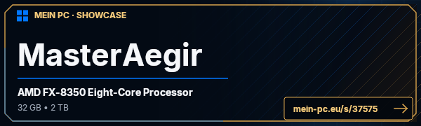 PC-Showcase MasterAegir von MasterAegir auf MEIN PC