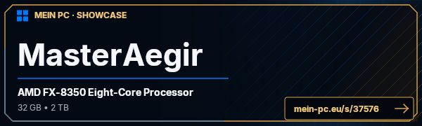 PC-Showcase MasterAegir von MasterAegir auf MEIN PC