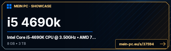 PC-Showcase i5 4690k von Exilberliner auf MEIN PC