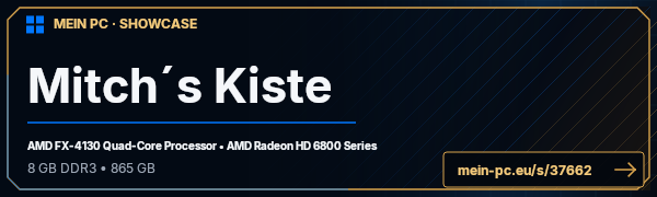 PC-Showcase Mitch´s Kiste von Mitch1501 auf MEIN PC