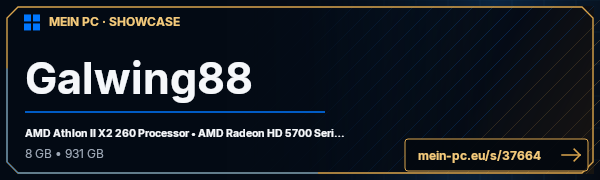 PC-Showcase Galwing88 von Galwing88 auf MEIN PC