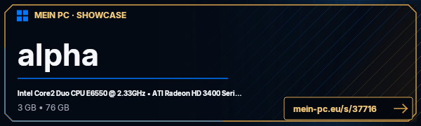 PC-Showcase alpha von xcyberlordix auf MEIN PC