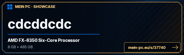 PC-Showcase cdcddcdc von Spectrater auf MEIN PC