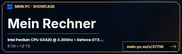 PC-Showcase Mein Rechner von hardstyle1501 auf MEIN PC