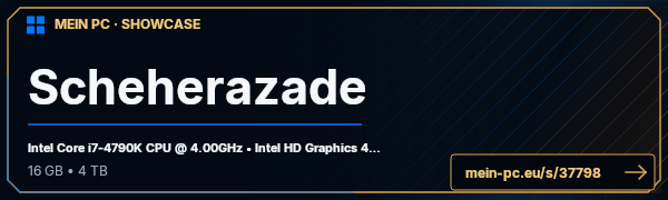 PC-Showcase Scheherazade von Wolfii auf MEIN PC
