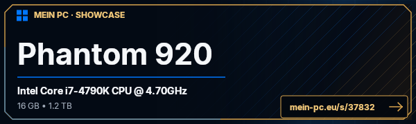 PC-Showcase Phantom 920 von Divad_98 auf MEIN PC