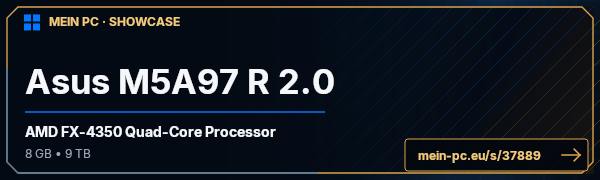 PC-Showcase Asus M5A97 R 2.0 von -Popeye- auf MEIN PC