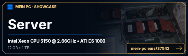 PC-Showcase Server von weedystgt auf MEIN PC