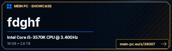 PC-Showcase fdghf von Jay0n3 auf MEIN PC