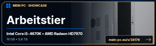 PC-Showcase Arbeitstier von Zahaduun auf MEIN PC