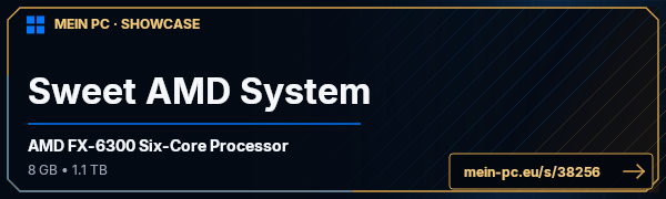 PC-Showcase Sweet AMD System von dom1nic auf MEIN PC
