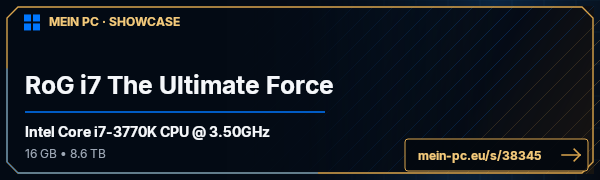 PC-Showcase RoG i7 The Ultimate Force von Mo2110 auf MEIN PC