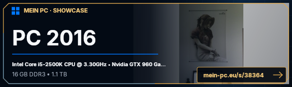 PC-Showcase PC 2016 von Sn@keEater auf MEIN PC