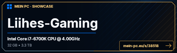 PC-Showcase Liihes-Gaming von Liihes auf MEIN PC