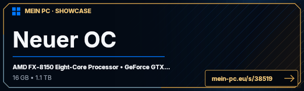 PC-Showcase Neuer OC von justicex3 auf MEIN PC