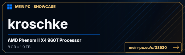 PC-Showcase kroschke von thaddelice1 auf MEIN PC