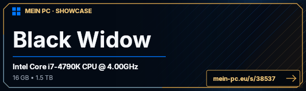PC-Showcase Black Widow von imachaet auf MEIN PC