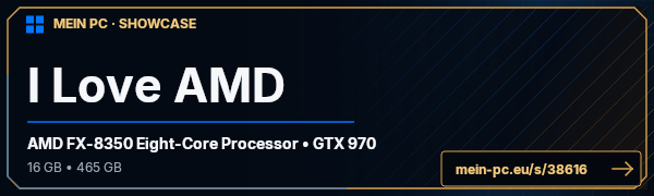 PC-Showcase I Love AMD von Superrakete  auf MEIN PC