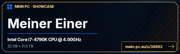 PC-Showcase Meiner Einer von ViKinG-Z0diaK auf MEIN PC