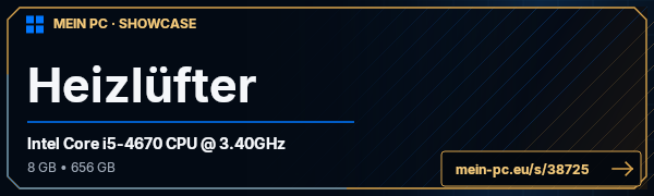 PC-Showcase Heizlüfter von phoenix_sn auf MEIN PC