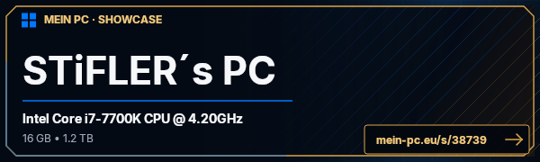 PC-Showcase STiFLER´s PC von STiFLER. auf MEIN PC