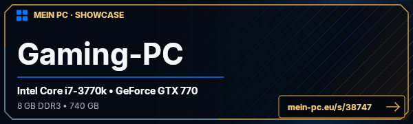 PC-Showcase Gaming-PC von derKevin24 auf MEIN PC