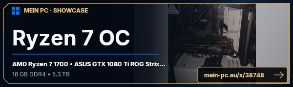 PC-Showcase Ryzen 7 OC von sk1llbros auf MEIN PC