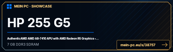 PC-Showcase HP 255 G5 von Merl!n auf MEIN PC