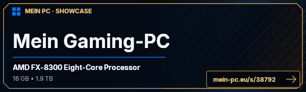 PC-Showcase Mein Gaming-PC von redwood auf MEIN PC