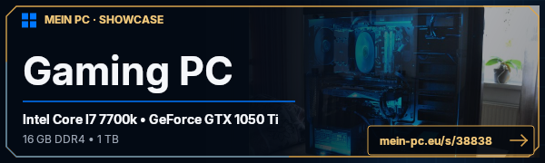 PC-Showcase Gaming PC von Schultzi01 auf MEIN PC
