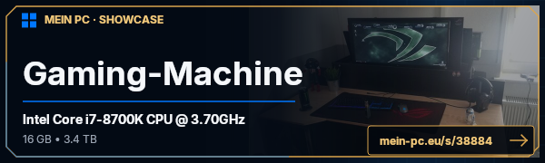PC-Showcase Gaming-Machine von pimp1310 auf MEIN PC