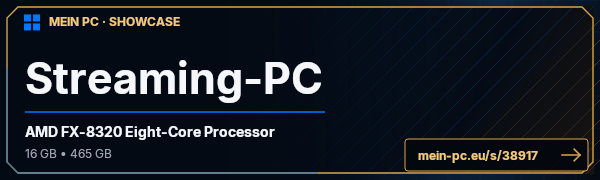 PC-Showcase Streaming-PC von Aranti auf MEIN PC