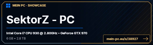 PC-Showcase SektorZ - PC von SektorZ auf MEIN PC