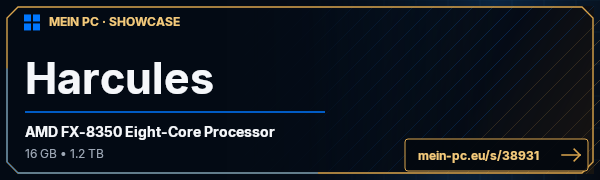 PC-Showcase Harcules von ArcadioN auf MEIN PC