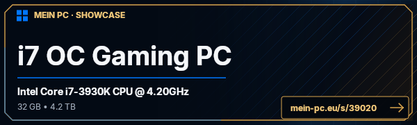 PC-Showcase i7 OC Gaming PC von Stylerbob auf MEIN PC