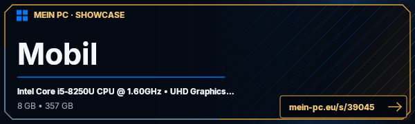 PC-Showcase Mobil von Hunki123 auf MEIN PC