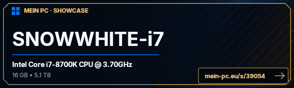 PC-Showcase SNOWWHITE-i7 von STEMOS63 auf MEIN PC