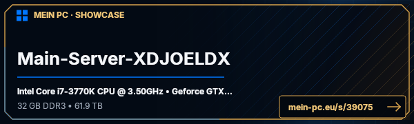 PC-Showcase Main-Server-XDJOELDX von xDJoelDx auf MEIN PC