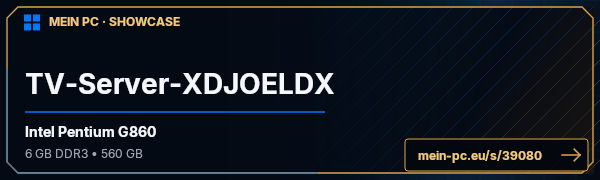 PC-Showcase TV-Server-XDJOELDX von xDJoelDx auf MEIN PC