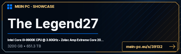 PC-Showcase The Legend27 von Gump < Ich auf MEIN PC