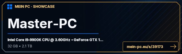 PC-Showcase Master-PC von NatokWa auf MEIN PC