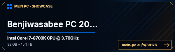 PC-Showcase Benjiwasabee PC 2019 von benochii auf MEIN PC