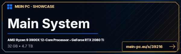 PC-Showcase Main System von Gaminguin auf MEIN PC