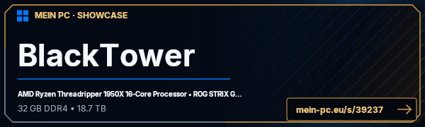 PC-Showcase BlackTower von R0RSCHACH auf MEIN PC