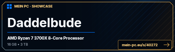 PC-Showcase Daddelbude von sLimFire18 auf MEIN PC
