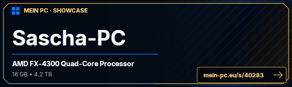 PC-Showcase Sascha-PC von SaschaPC auf MEIN PC
