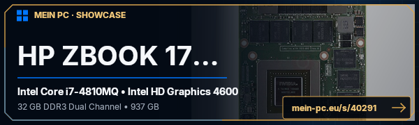 PC-Showcase HP ZBOOK 17 G2 von mookwi auf MEIN PC