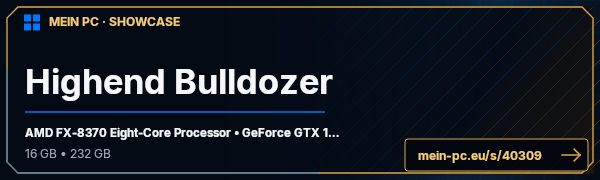 PC-Showcase Highend Bulldozer von matdan auf MEIN PC