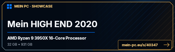 PC-Showcase Mein HIGH END 2020 von xaiimkiiq auf MEIN PC